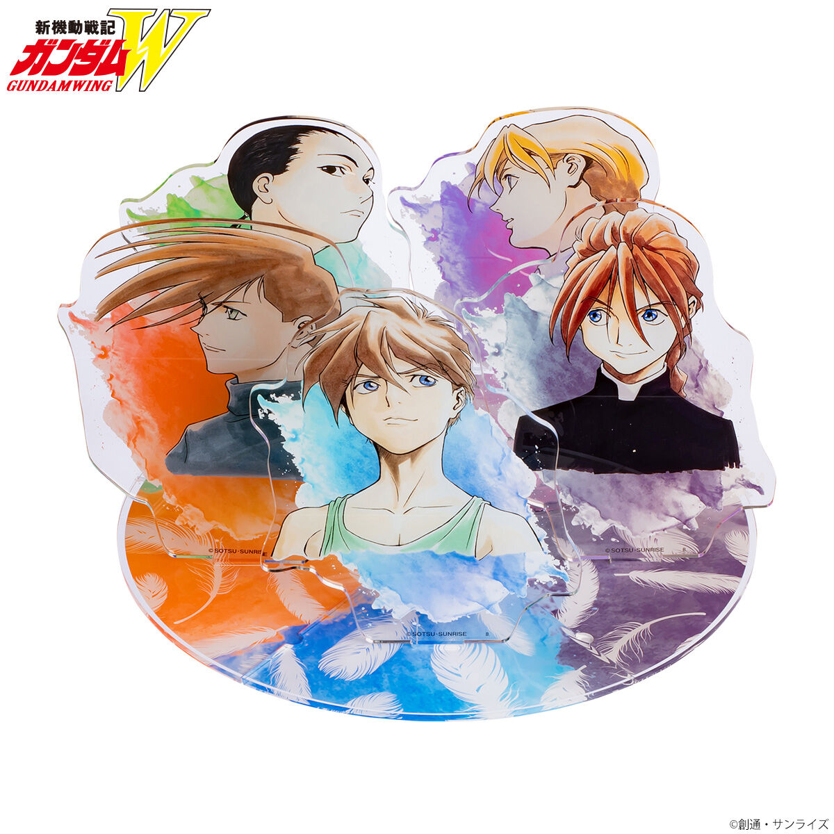 新機動戦記ガンダムw キャラクターイラスト アクリルスタンド 新機動戦記ガンダムw フィギュア プラモデル プラキット バンダイナムコグループ公式通販サイト