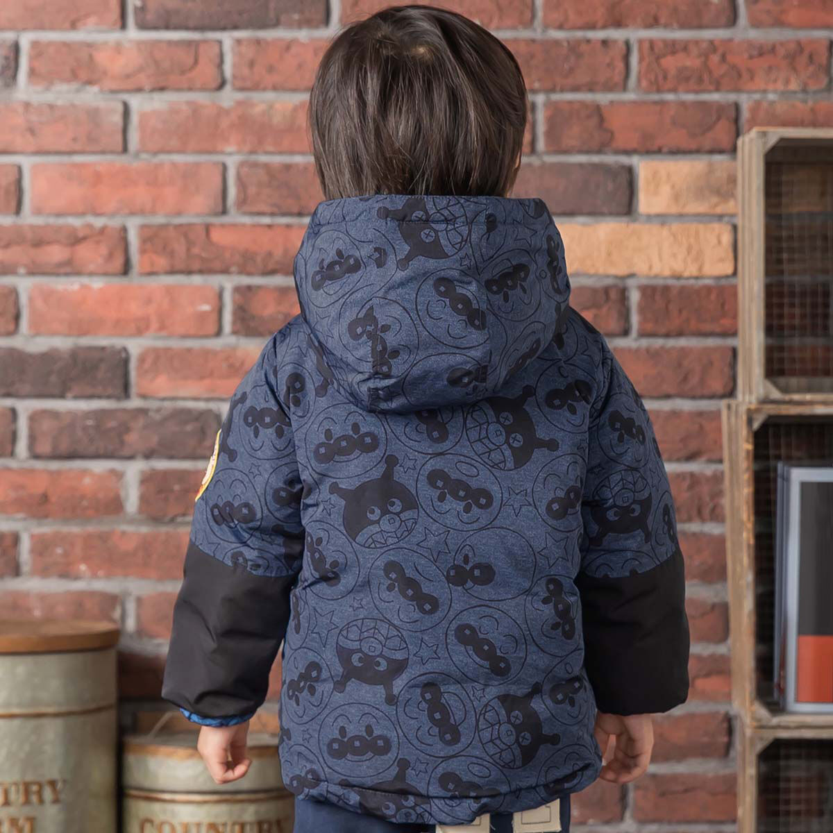 アンパンマン デニム転写総柄ダウン それいけ アンパンマン ファッション アクセサリー バンダイナムコグループ公式通販サイト