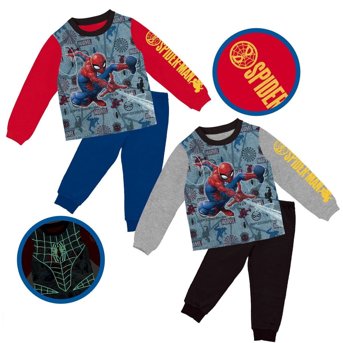 寝ても覚めても光るパジャマ マーベルスパイダーマン Marvel マーベル ファッション アクセサリー バンダイナムコグループ公式通販サイト