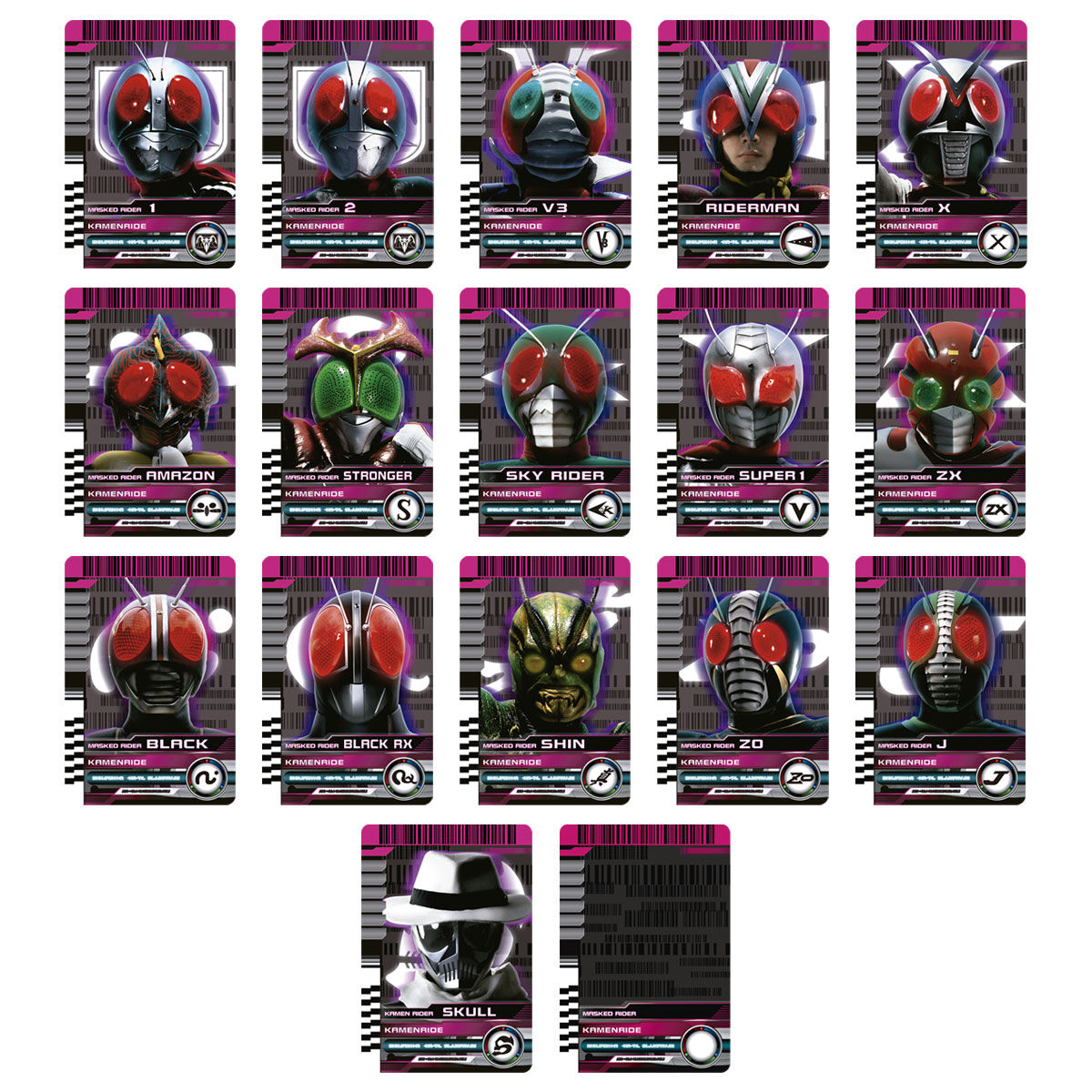 CSMライダーカードセット -DECADE- | 仮面ライダーディケイド ...