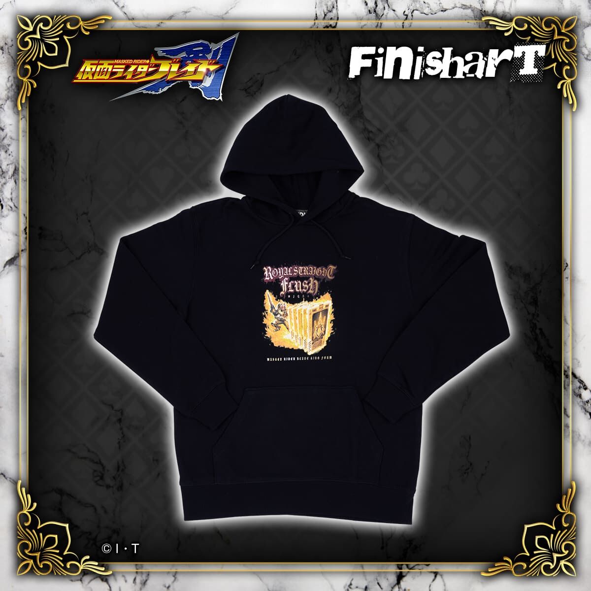 Finishart 仮面ライダーブレイド ロイヤルストレートフラッシュ パーカー 仮面ライダー剣 ブレイド ファッション アクセサリー バンダイナムコグループ公式通販サイト