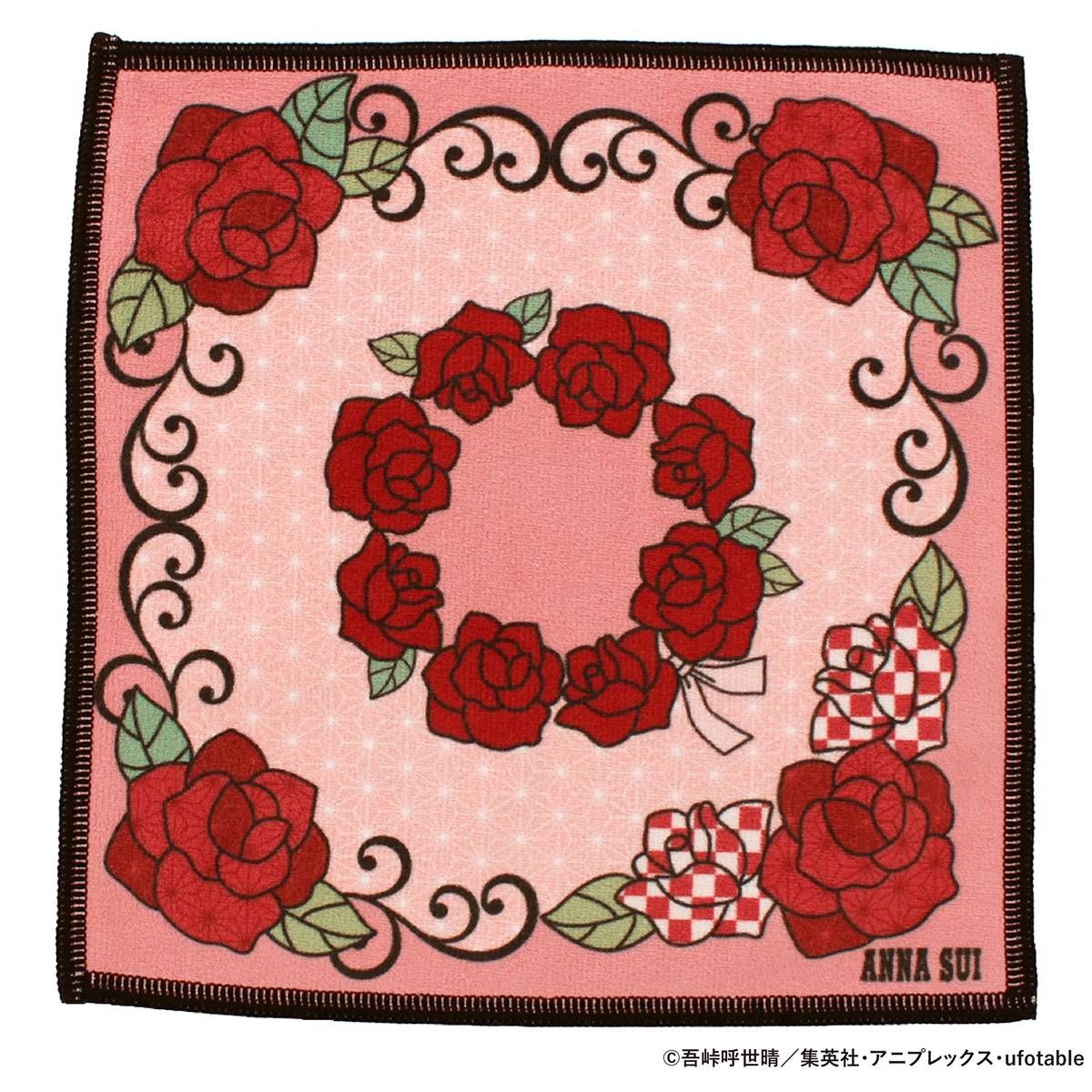 鬼滅の刃×ANNA SUI マイクロファイバーハンカチ【2021年12月発送 鬼滅の刃×ANNA SUI マイクロファイバーハンカチ【2021年12月発送