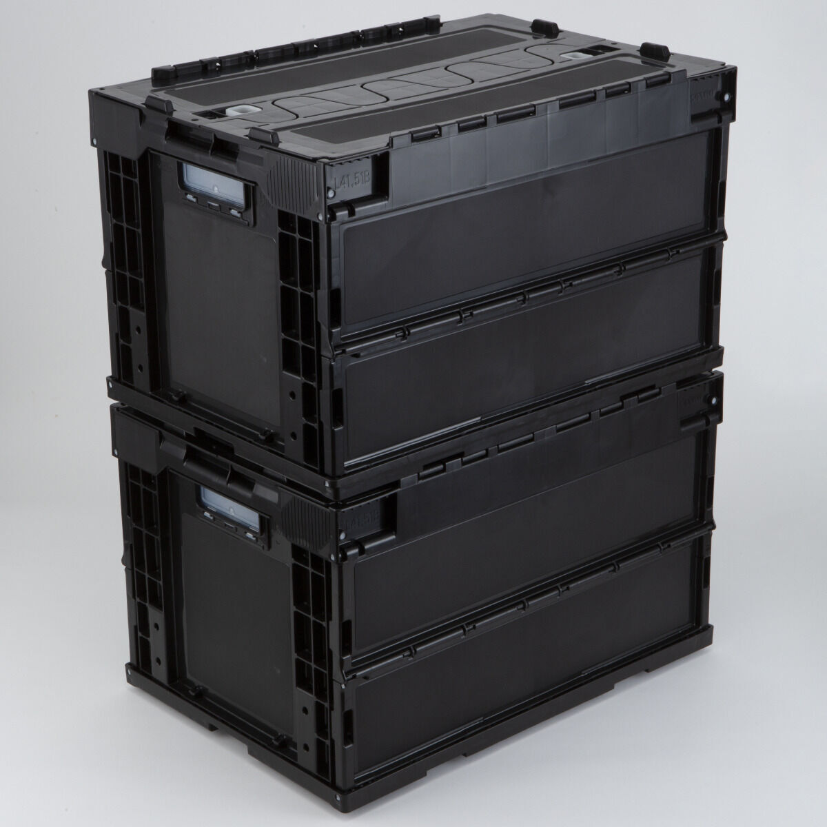 折りたたみコンテナ黒（5枚セット - ケース/ボックス