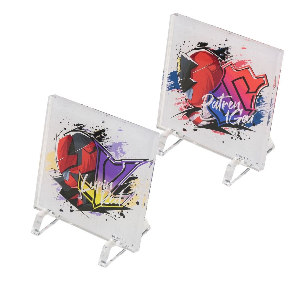 アクリルジオラマ ルパンレンジャーVSパトレンジャー 全スーパー戦隊展 ルパパト アクリルジオラマ ルパンレンジャーVSパトレンジャー 全スーパー