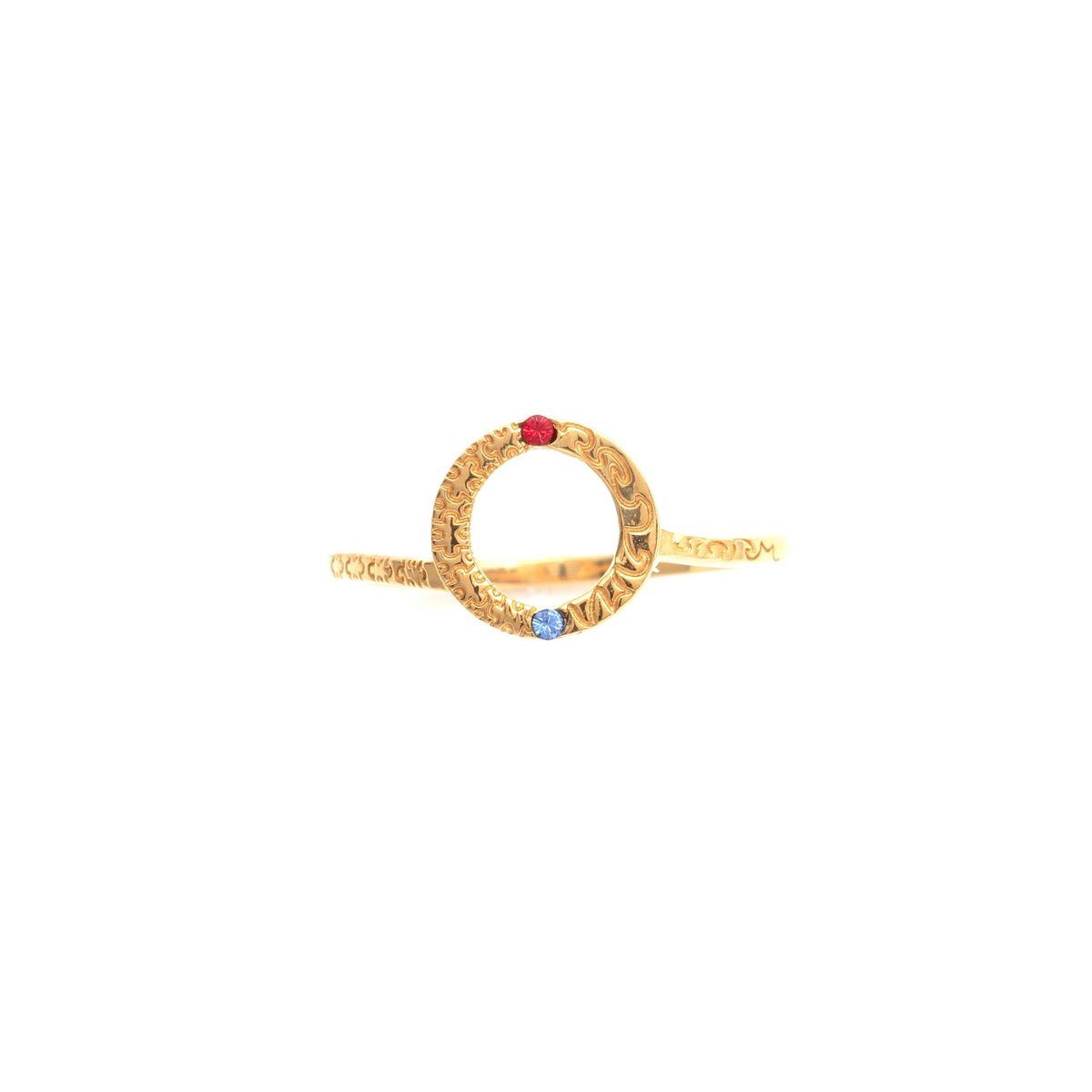 Amazon | [アナ スイ] 仮面モチーフ 2本セットリング SAMR0729L