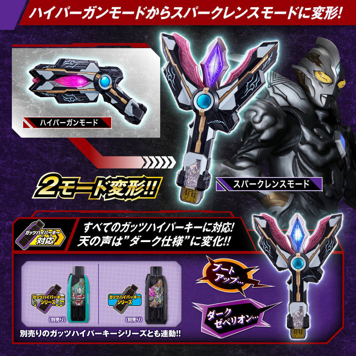 贅沢 ウルトラマントリガー DX ブラックスパークレンス 新品未開封です