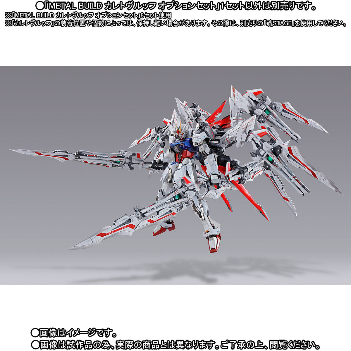 METAL BUILDストライクガンダム+カレトヴルッフ オプションセット3個-