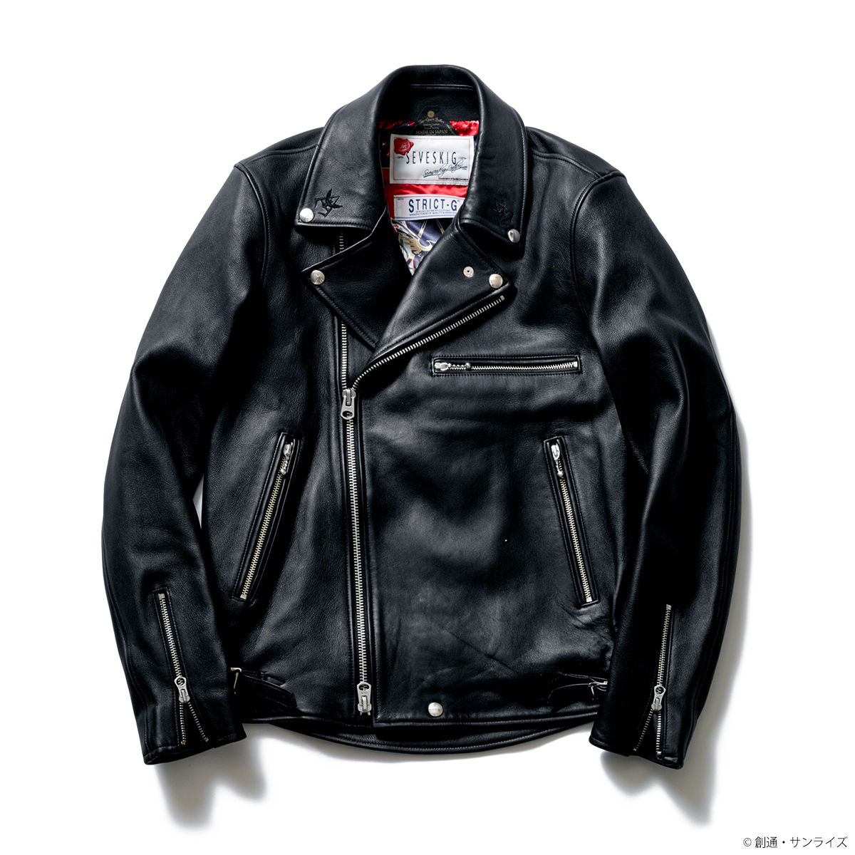 STRICT-G SEVESKIG 『機動戦士ガンダム』ダブルライダースジャケット シャアモデル| プレミアムバンダイ