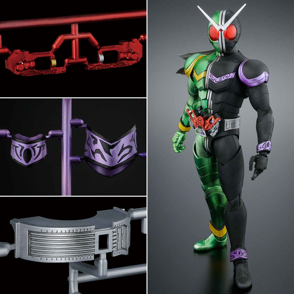 MG FIGURE-RISE ARTISAN 仮面ライダーW サイクロンジョーカー【再販】 | 仮面ライダーW（ダブル） フィギュア・プラモデル・プラキット  | バンダイナムコグループ公式通販サイト