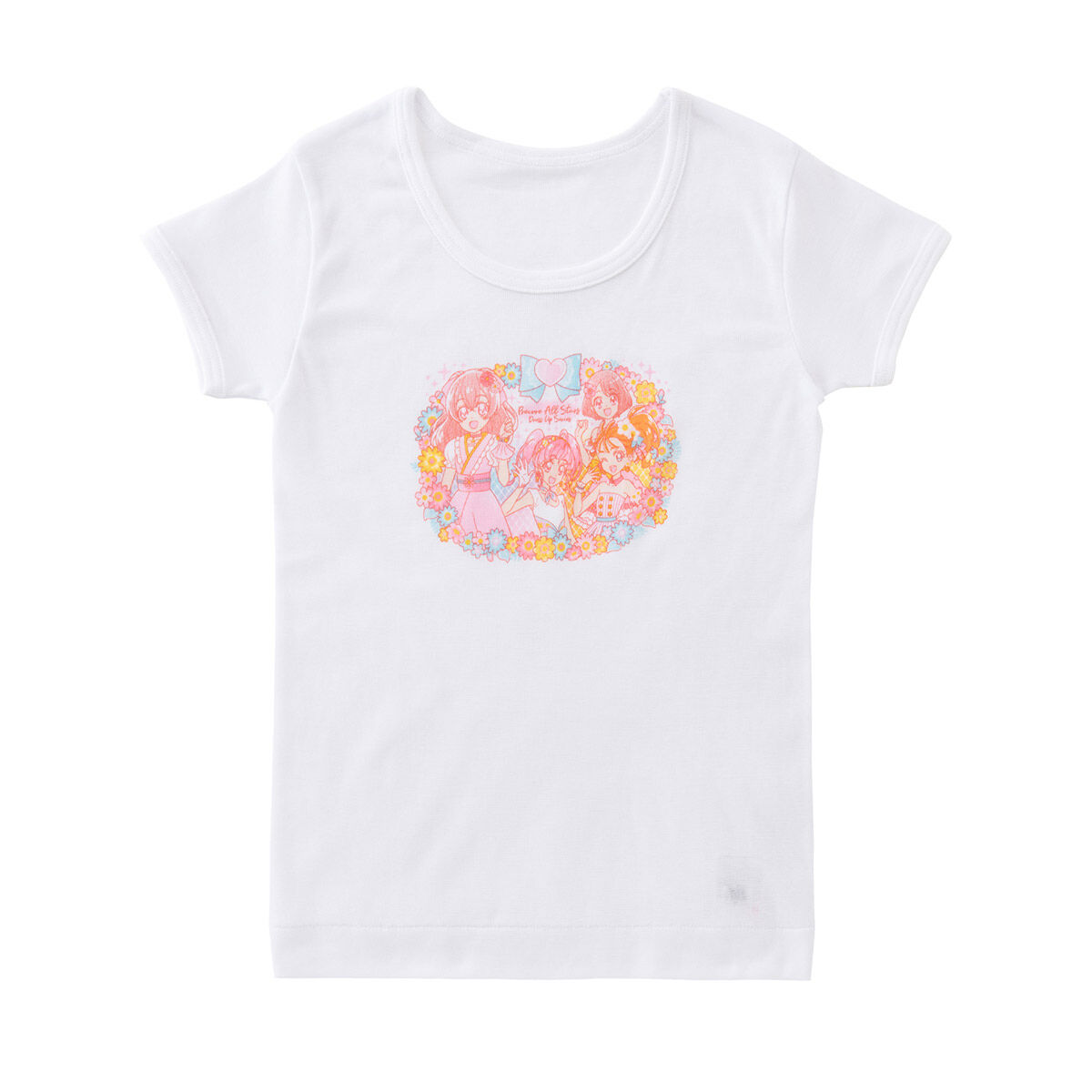 プリキュアオールスターズ 吸水速乾フライス3分袖スリーマ2枚