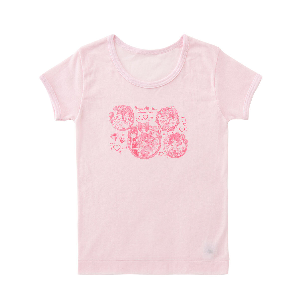 プリキュアオールスターズ 吸水速乾フライス3分袖スリーマ2枚