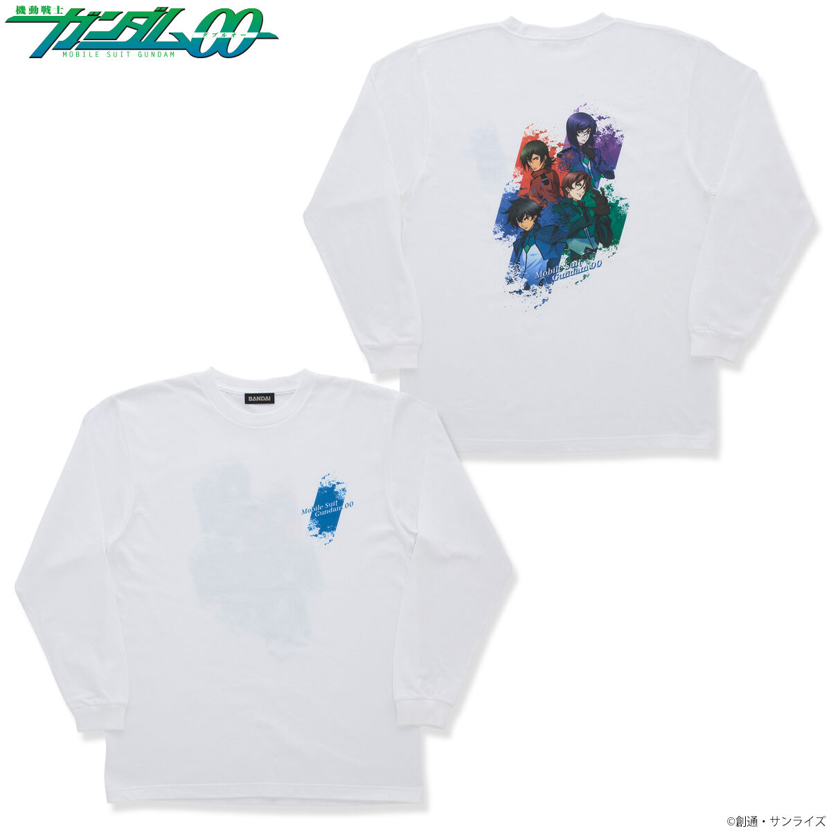 機動戦士ガンダム00 キャラクターイラスト企画 ロングスリーブtシャツ 機動戦士ガンダム００ ダブルオー バンダイナムコグループ公式通販サイト