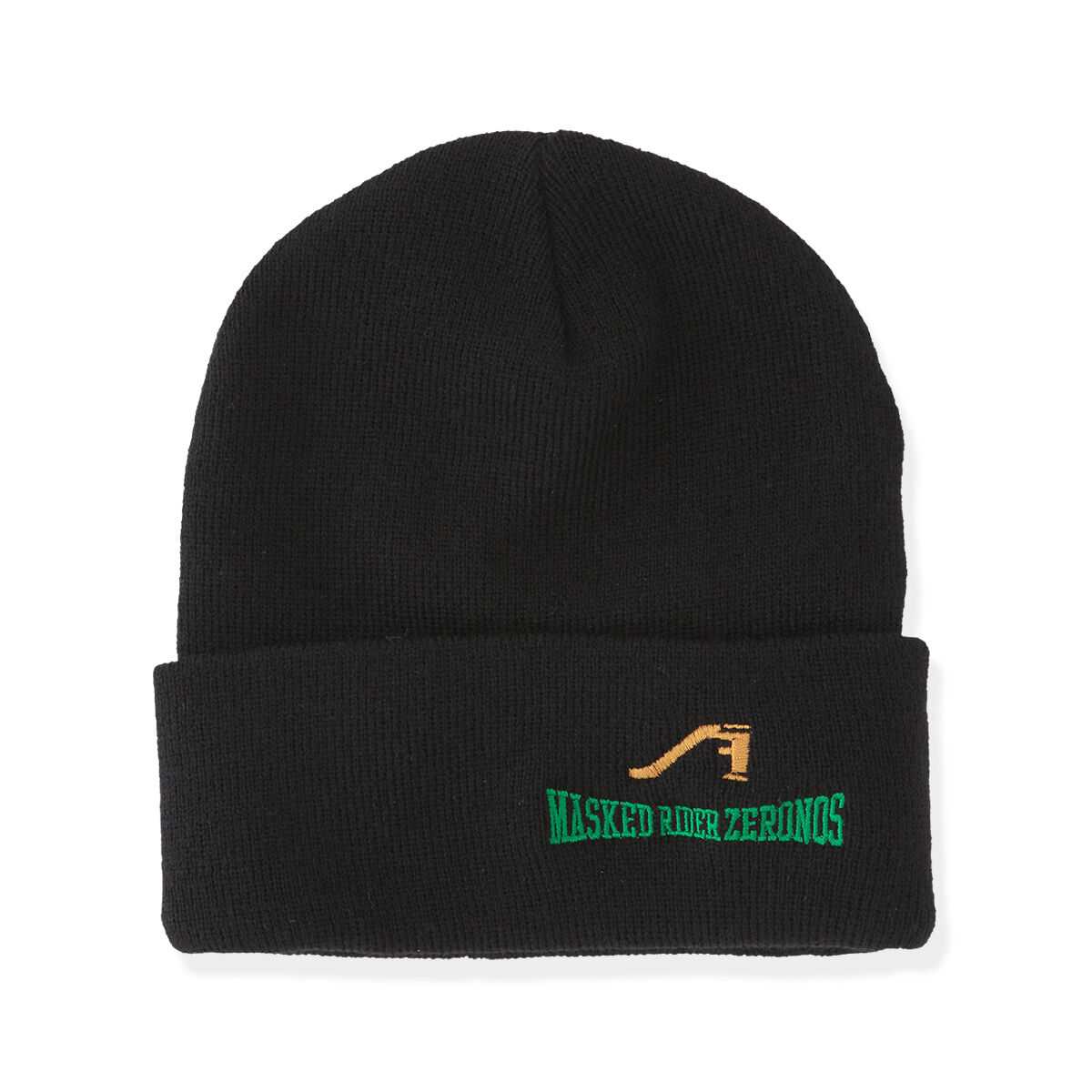 Zepanese Club 初期 刺繍ロゴ ニットキャップ 【新品・未使用】 HIDE AND SEEK - Cursive Logo Knit CAP (BLACK) / ロゴ刺繍