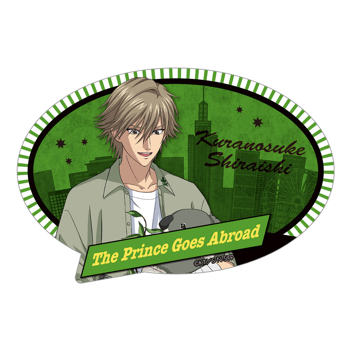 新テニスの王子様 The Prince Goes Abroad Ver.K.SHIRAISHI ラゲッジステッカーセット |  フィギュア・プラモデル・プラキット | バンダイナムコグループ公式通販サイト