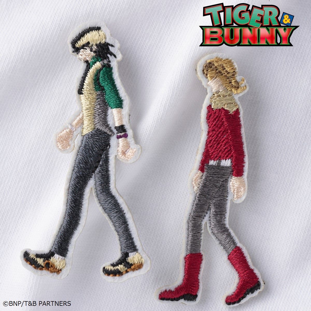 TIGER & BUNNY 刺繍バッジ（鏑木・T・虎徹／バーナビー・ブルックス Jr