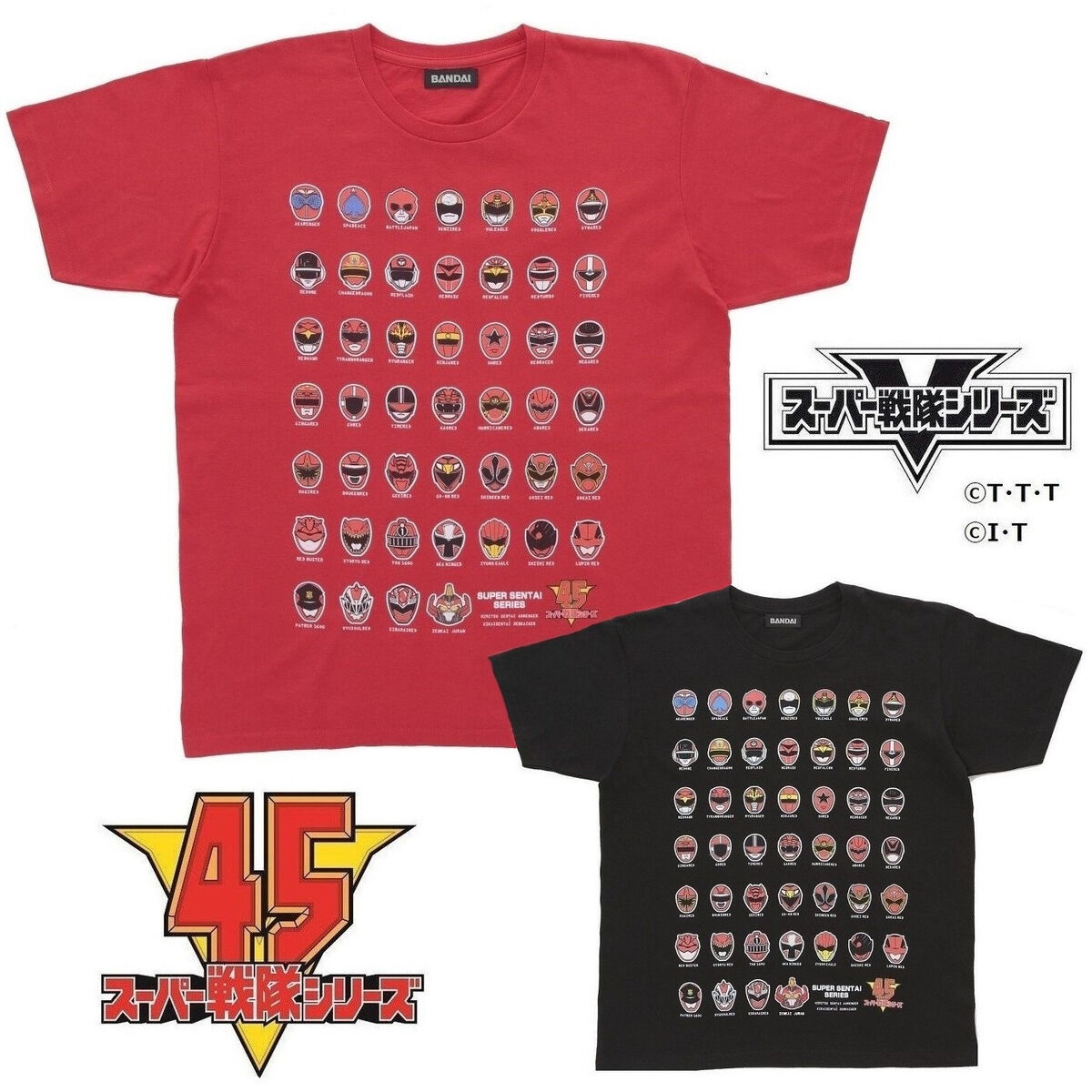 機界戦隊ゼンカイジャー ゼンカイジュラン 歴代レッドtシャツ 秘密戦隊ゴレンジャー ファッション アクセサリー バンダイナムコグループ公式通販サイト