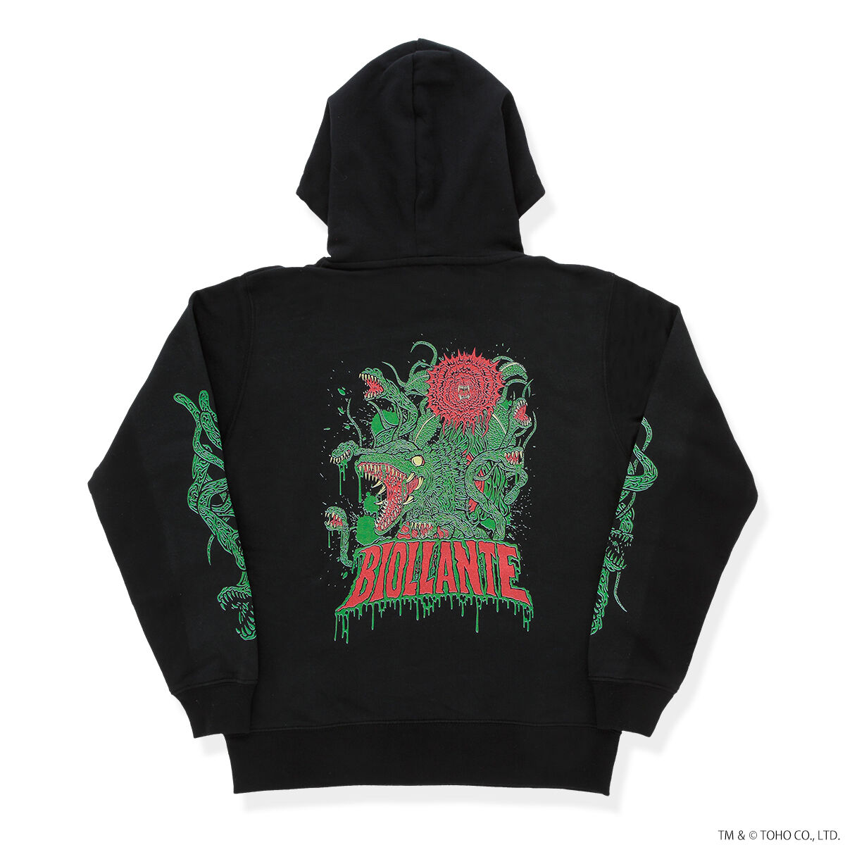 BIOLANTEビオランテ ゴジラ スウェット ブラック ムービー M BIOLANTEビオランテ ゴジラ スウェット ブラック ムービー M