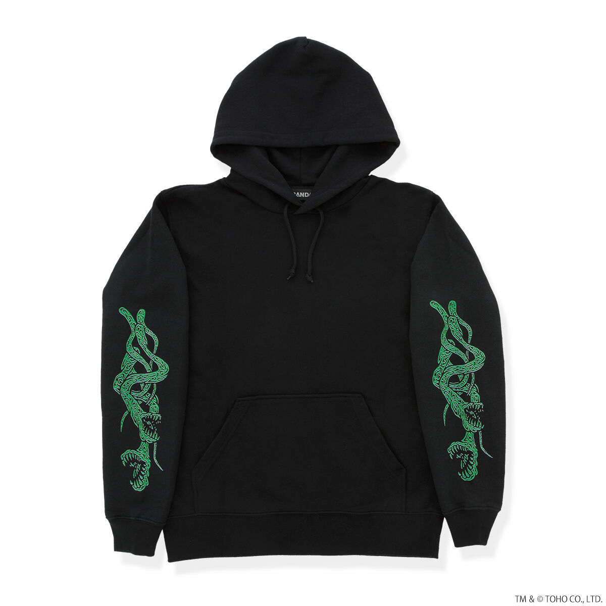 【絶版】ゴジラ アイコニックシリーズ パーカー ビオランテ　Ｍサイズ　黒 絶版】ゴジラ アイコニックシリーズ パーカー ビオランテ Mサイズ 黒