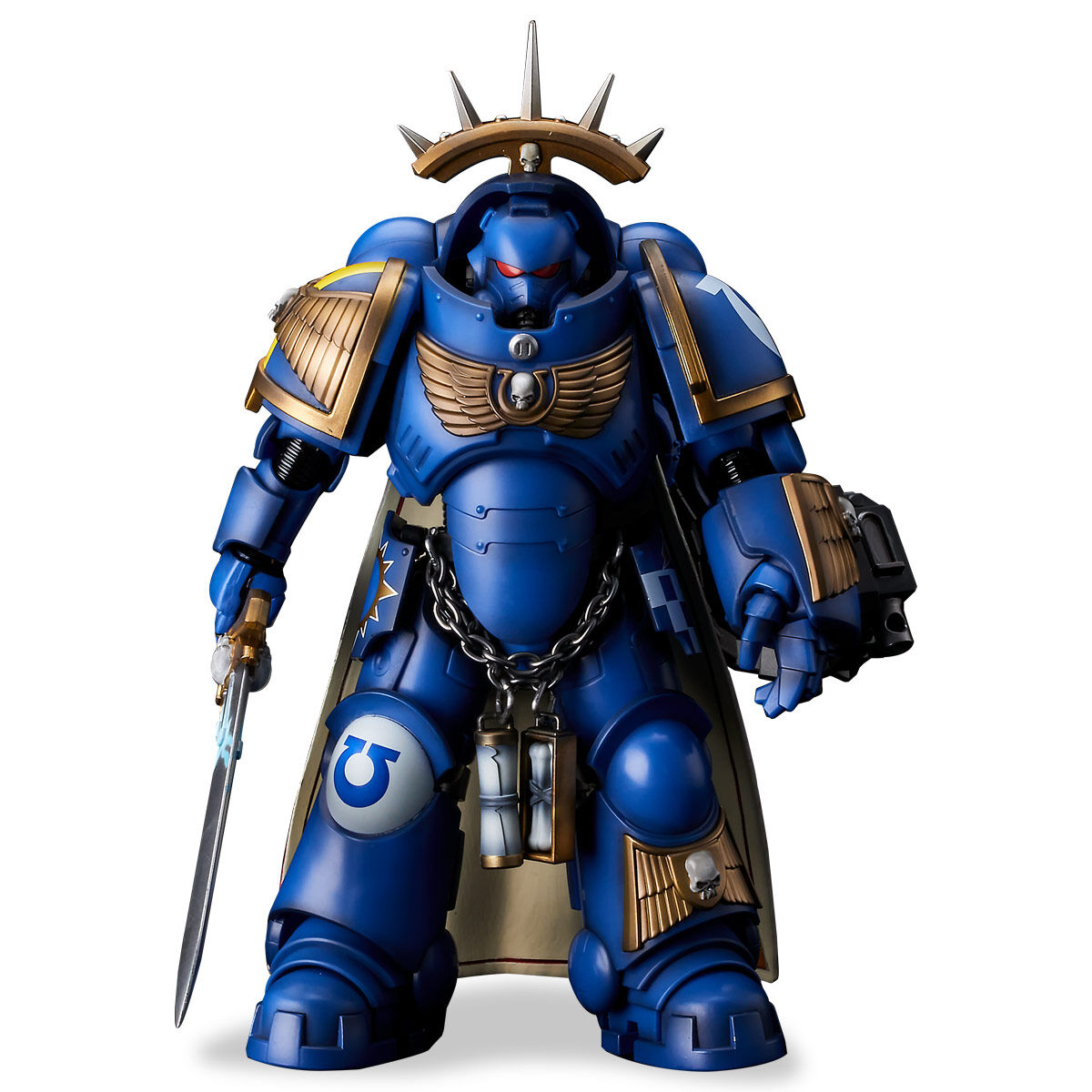 WARHAMMER 40,000 ULTRAMARINES PRIMARIS CAPTAIN IN GRAVIS ARMOUR 