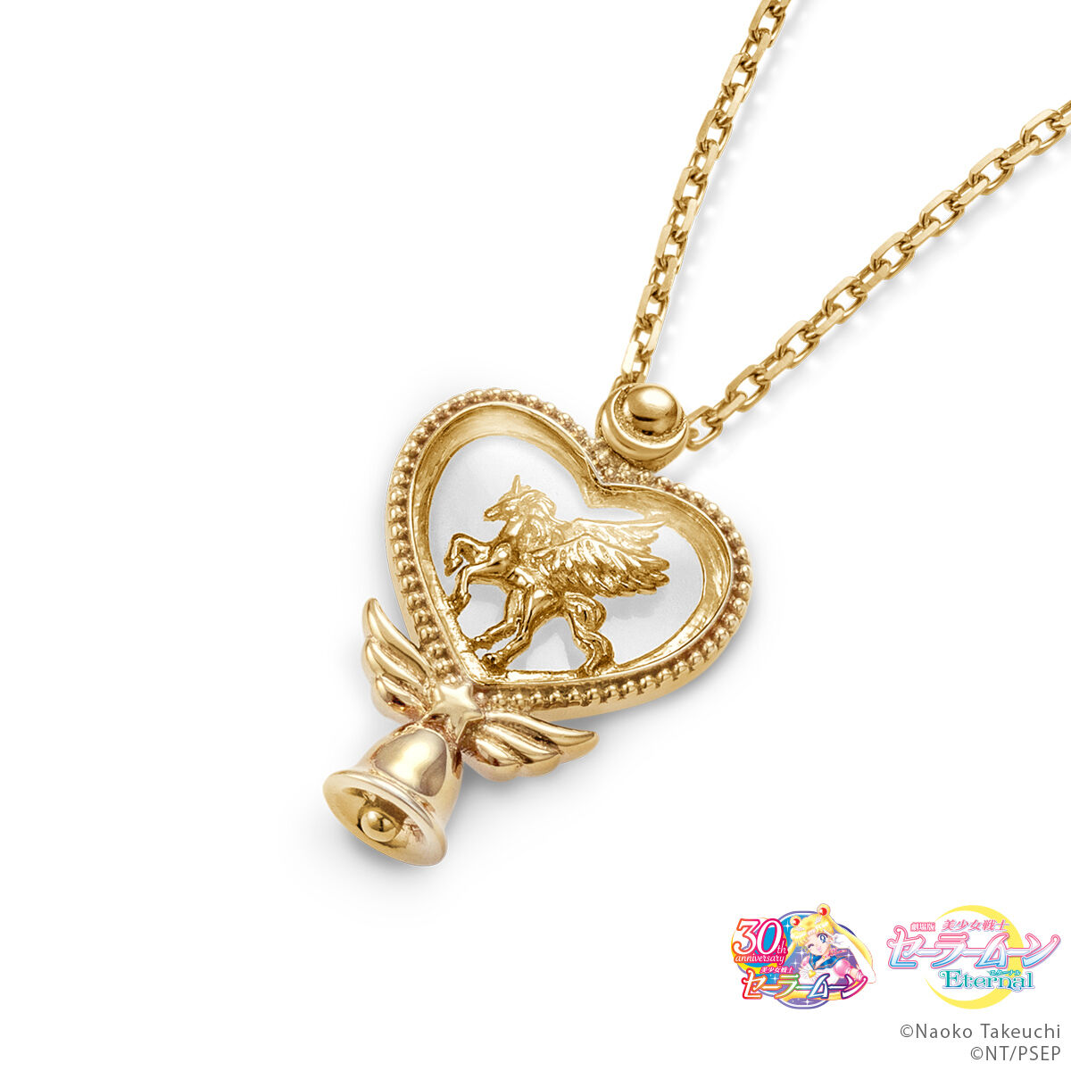Crystal Carillon&Pegasus Dream Necklace K18(イエローゴールド 