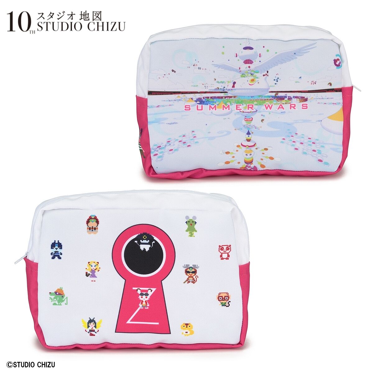 KARI KENJI SUMMER WARS クリアポーチ 新品未使用】サマーウォーズ 15th カラビナ付きクリアポーチ 仮ケンジ