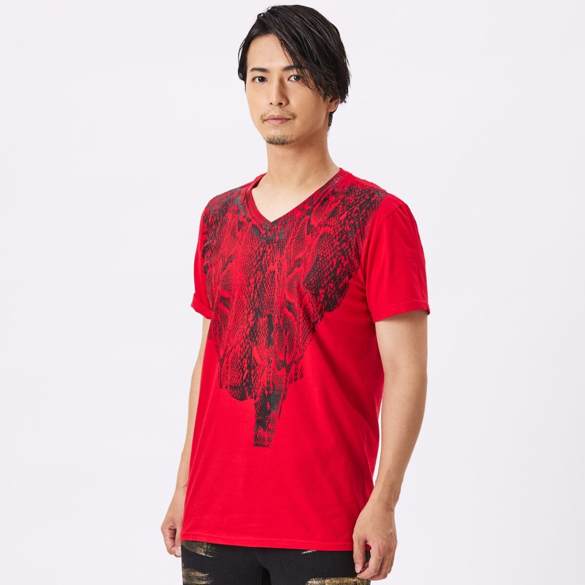 機界戦隊ゼンカイジャー h.NAOTO ゾックス Tシャツ（レッド） | 機界