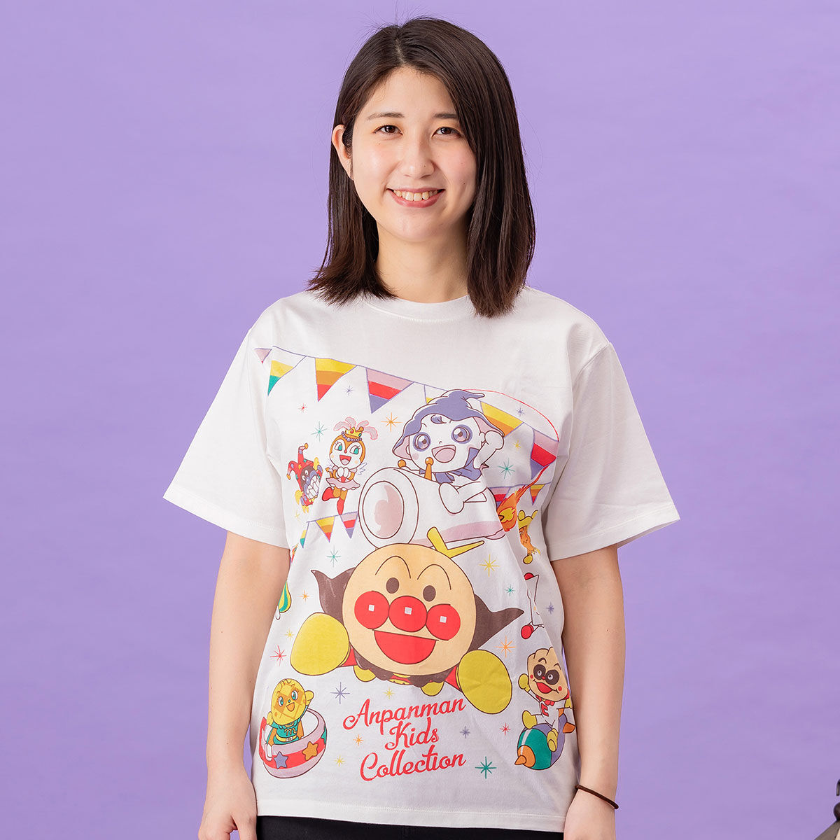 映画 ドロリンとバケ るカーニバルtシャツ大人 それいけ アンパンマン ファッション アクセサリー バンダイナムコグループ公式通販サイト