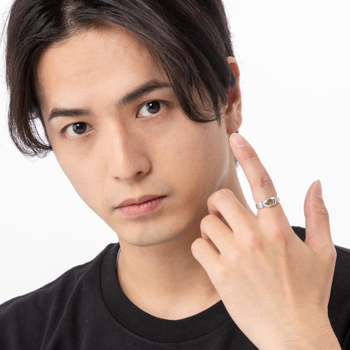 仮面ライダーオーズ／OOO アンク(グリード態) ベルト型silverリング