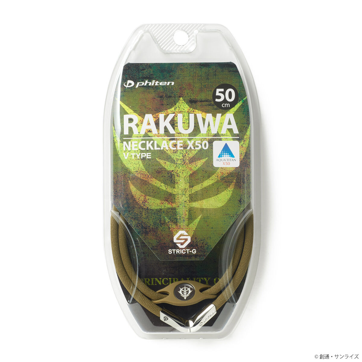 STRICT-G Phiten『機動戦士ガンダム』 RAKUWAネック X50 Vタイプ