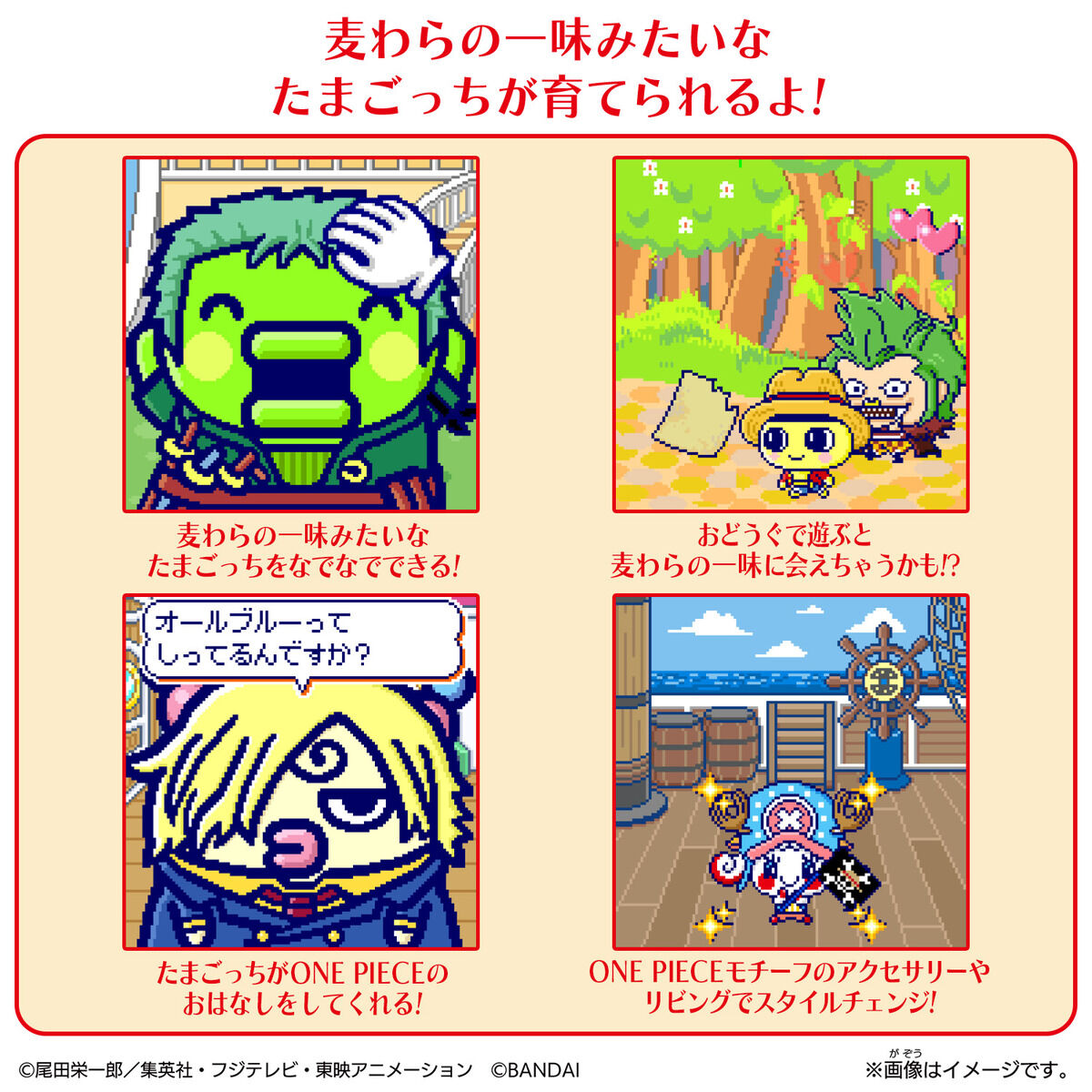 たまスマカード ワンピースフレンズ | Tamagotchi Smart(たまごっち