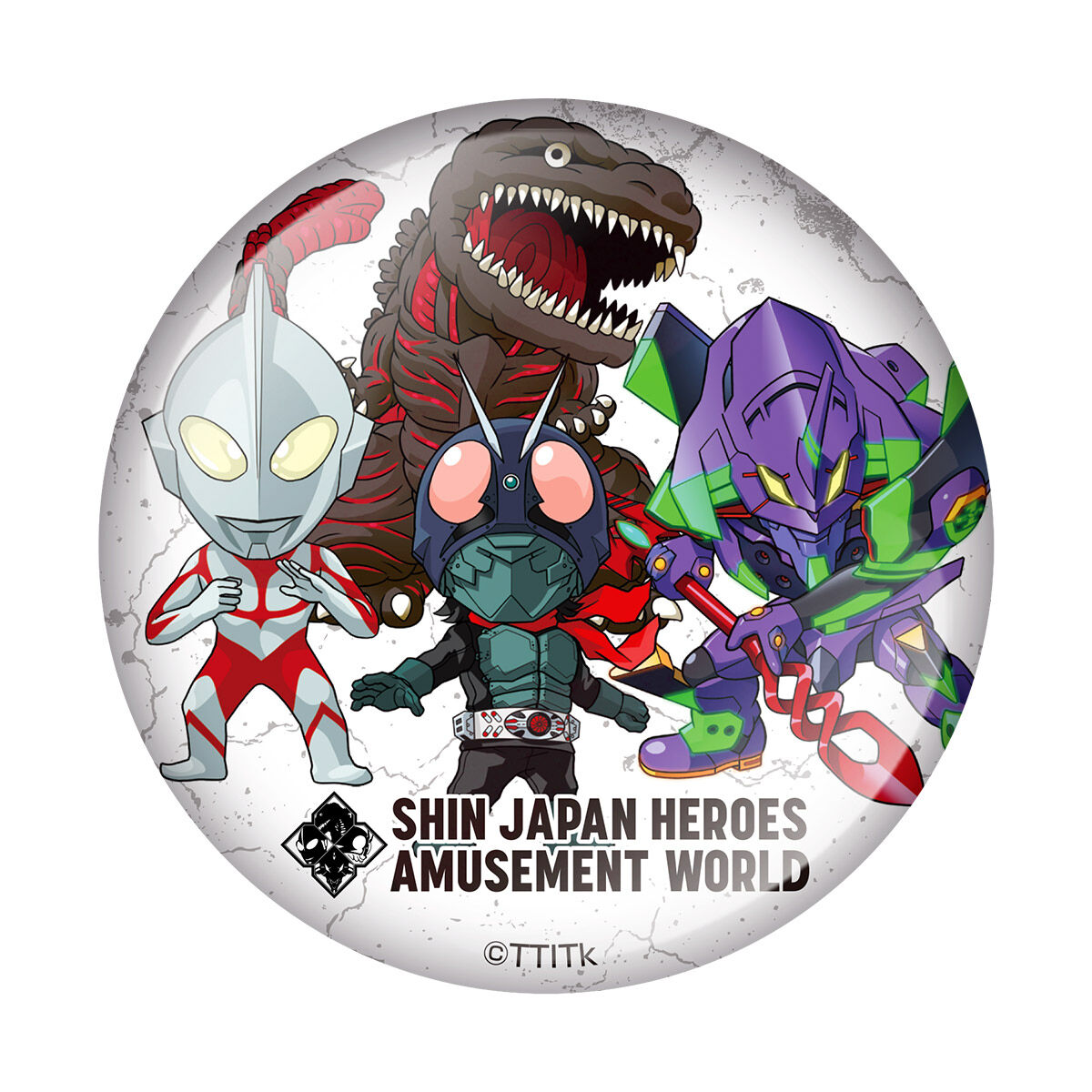 SHIN JAPAN HEROES AMUSEMENT WORLD 缶バッジセット | フィギュア