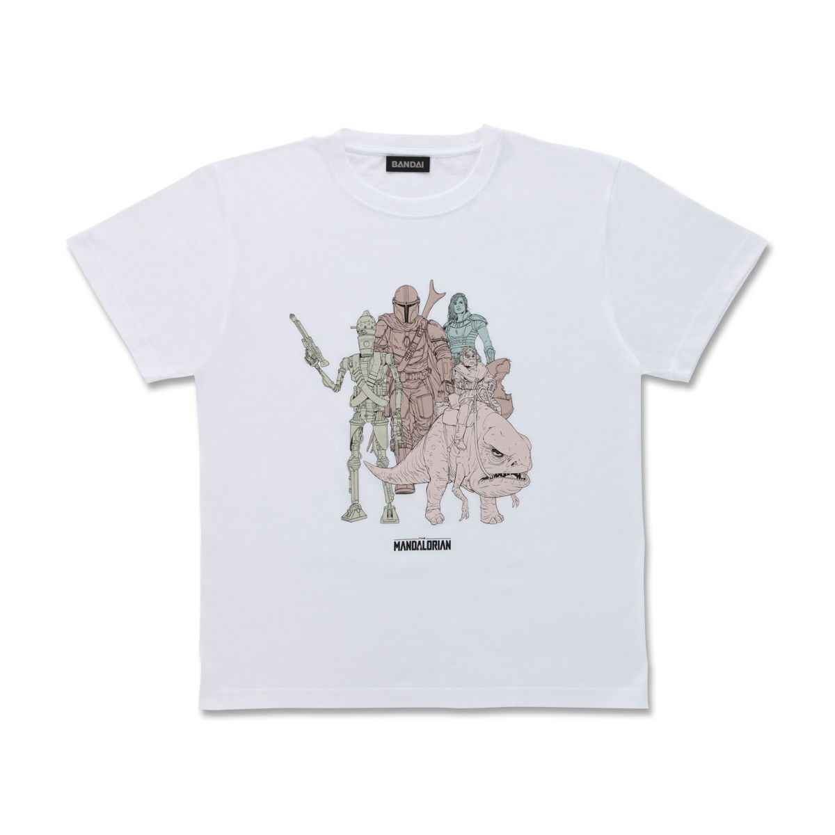 The Mandalorian マンダロリアン Tシャツ キャラクター集合柄 | STAR