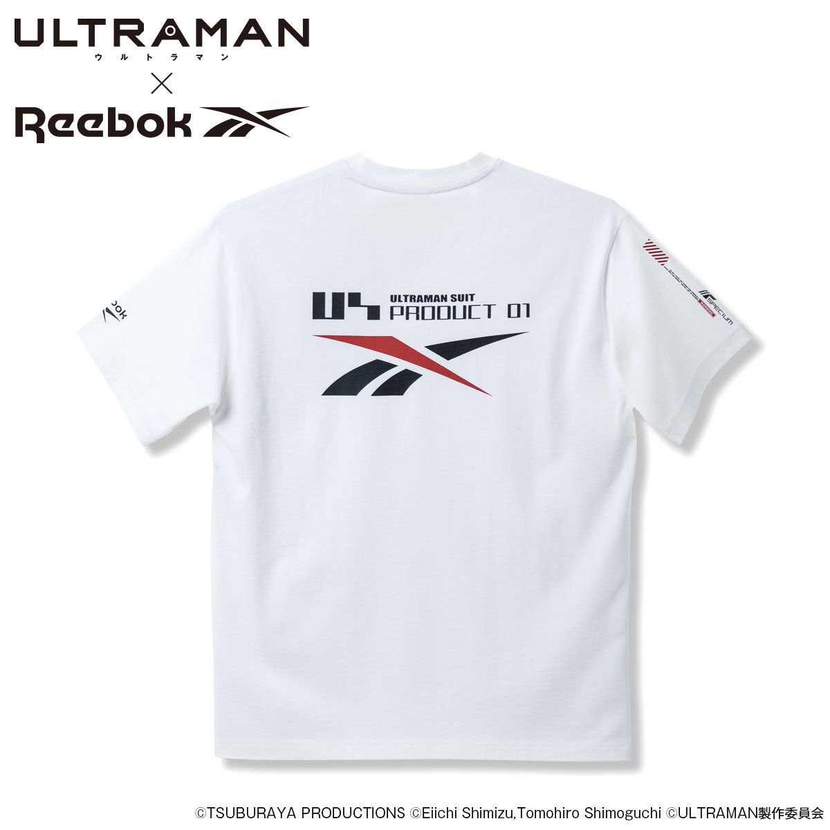 アニメultraman Reebok Tee Tシャツ Ultraman 趣味 コレクション バンダイナムコグループ公式通販サイト
