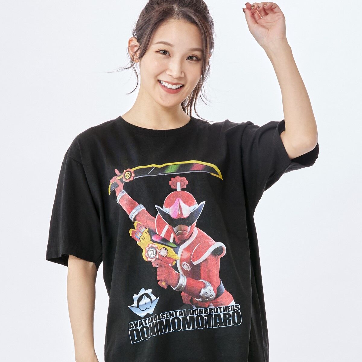 暴太郎戦隊ドンブラザーズ×仮面ライダー電王 Tシャツ ドンモモタロウ