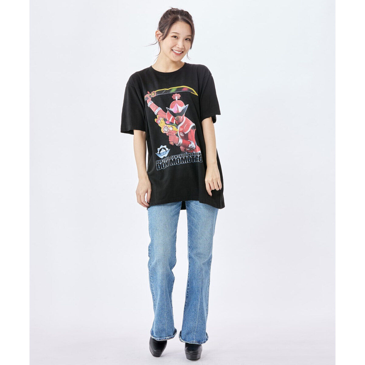 暴太郎戦隊ドンブラザーズ×仮面ライダー電王 Tシャツ ドンモモタロウ