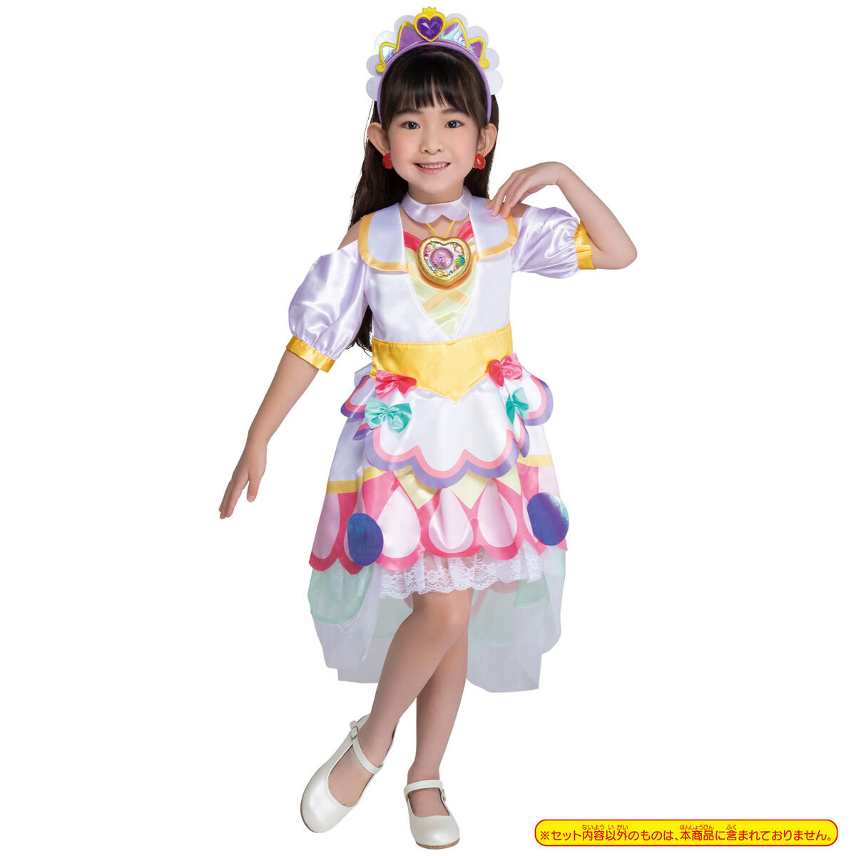 キッズ服女の子用(90cm~)デリシャスパーティープリキュア キュアフィナーレ衣装(※カチューシャ付)