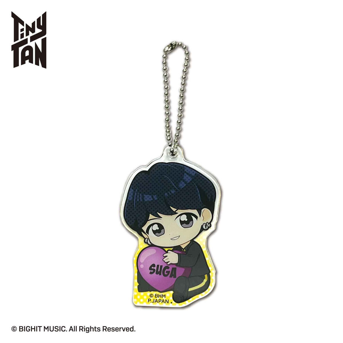 BTS♡SUGA♡イラストアクリルキーホルダー bts ユンギ SUGA イラスト アクリルキーホルダー - メルカリ