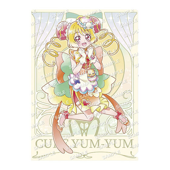 フラットガシャポン】デリシャスパーティ♡プリキュア クリアファイル