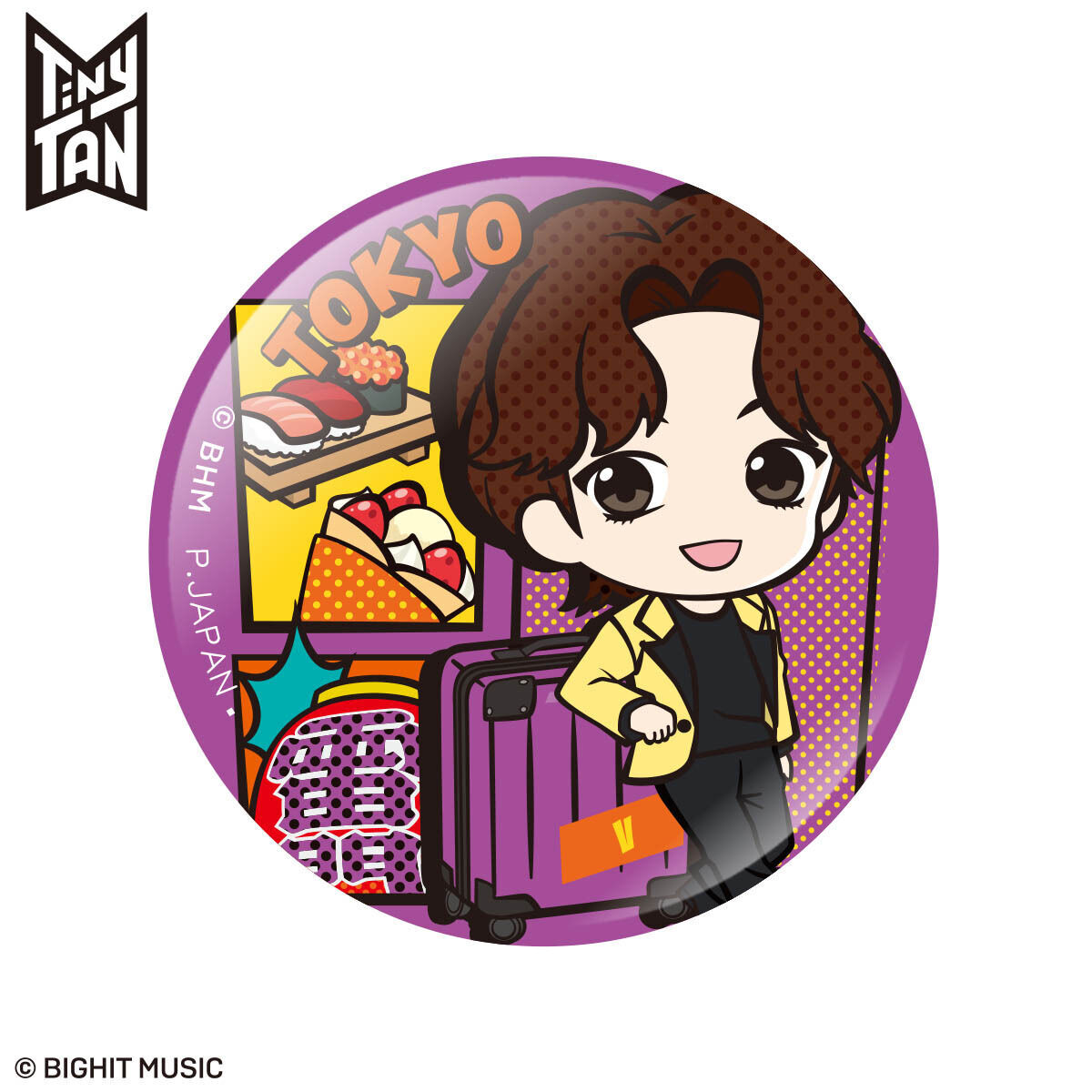 BTS TinyTAN Butter ちびぐるみ星型ビッグ缶バッジ 全７種セット TinyTAN』の大型イベントが「Permission to Dance」をテーマに