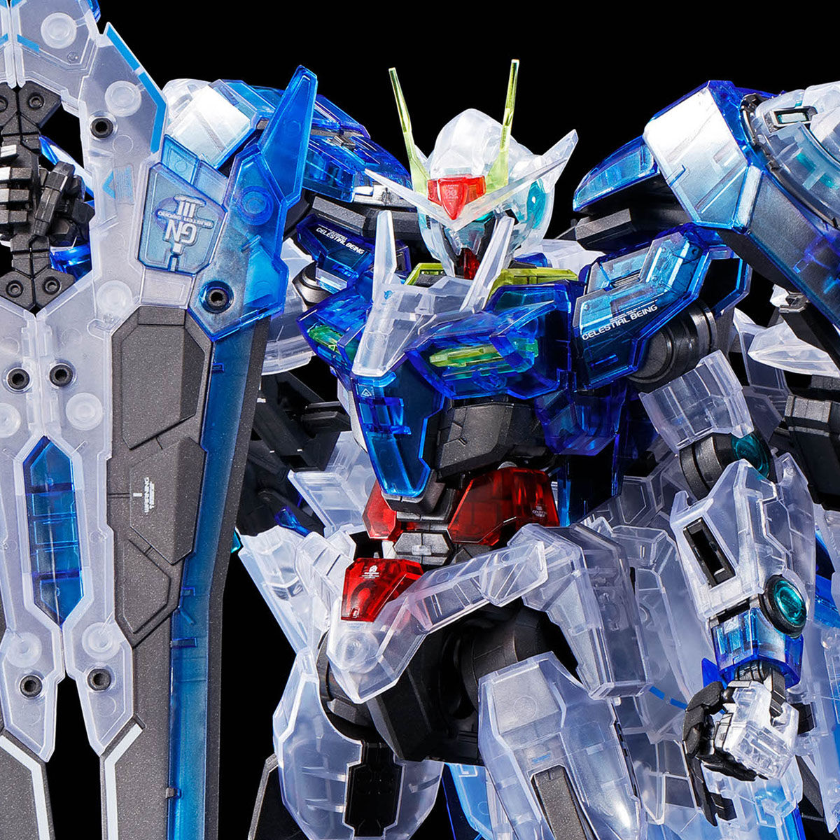 【通販日本製】MG 1/100 ガンダムダブルオー ザンライザー クリアカラー リミテッドアイテム 内袋未開封 バンダイ ガンダムベース限定 機動戦士ガンダムOO 機動戦士ガンダムOO（ダブルオー）