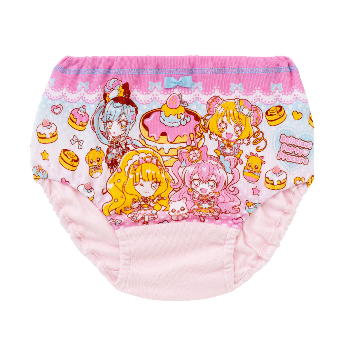 デリシャスパーティプリキュア パンケーキのレシピッピ付き カラーショーツ2枚組 | プリキュアシリーズ 幼児・子供向け（3歳～6歳） | アニメグッズ  ・おもちゃならプレミアムバンダイ｜バンダイナムコグループの公式通販サイト