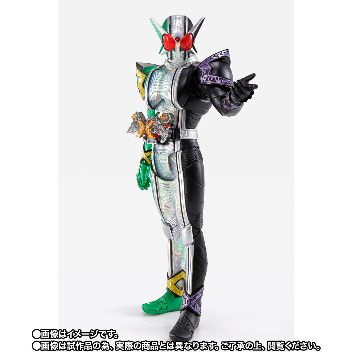 2個S.H.Figuarts 真骨彫製法 仮面ライダーW サイクロンジョーカー