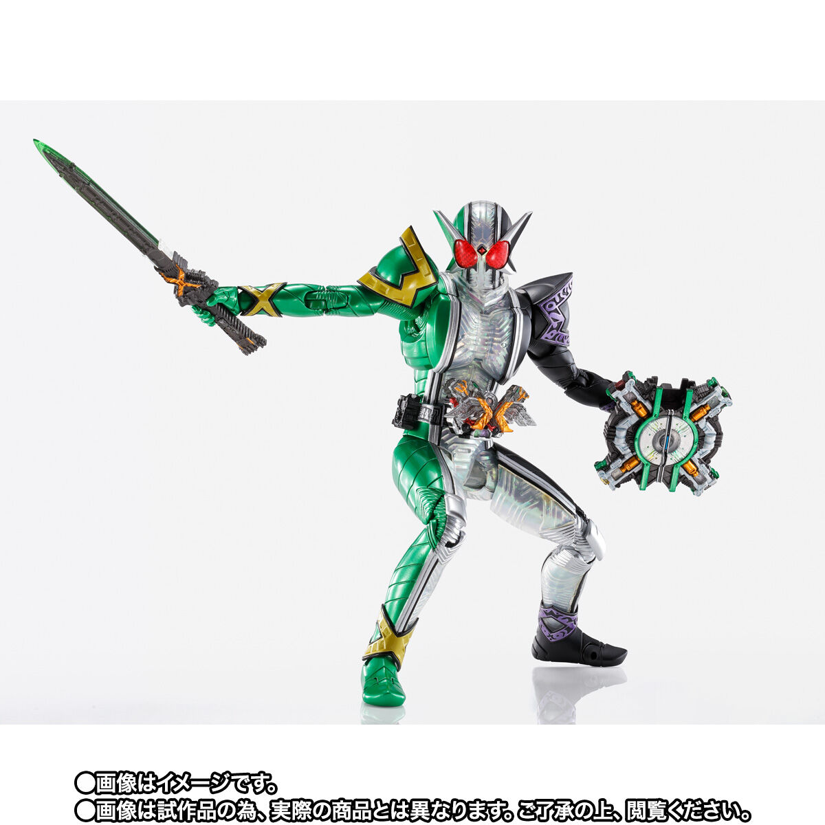 S.H.Figuarts（真骨彫製法） 仮面ライダーW サイクロンジョーカー 