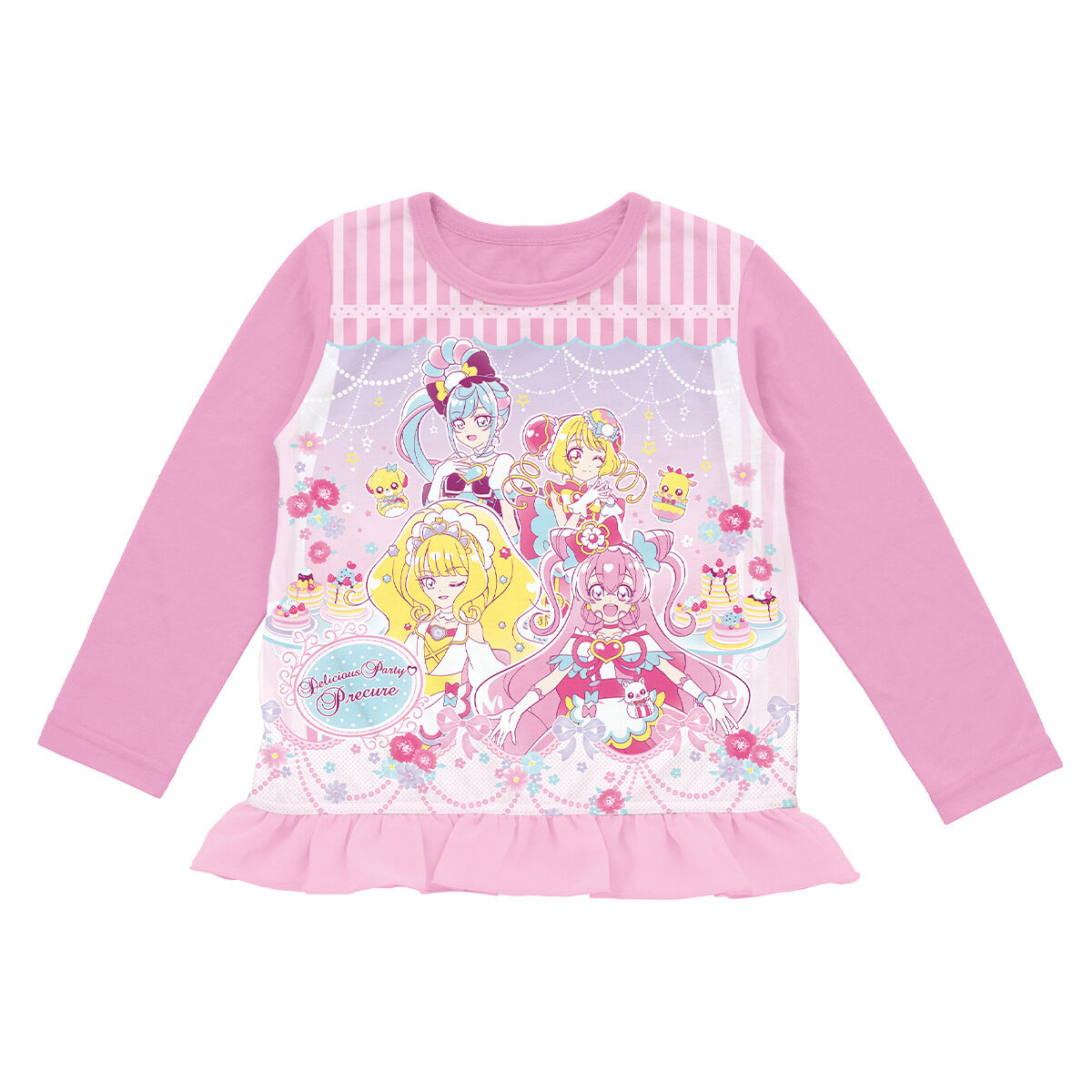 デリシャスパーティプリキュア つみつみクッキング レシピッピパンケーキのレシピッピ付 パジャマ | プリキュアシリーズ 幼児・子供向け（3歳～6歳）  | バンダイナムコグループ公式通販サイト