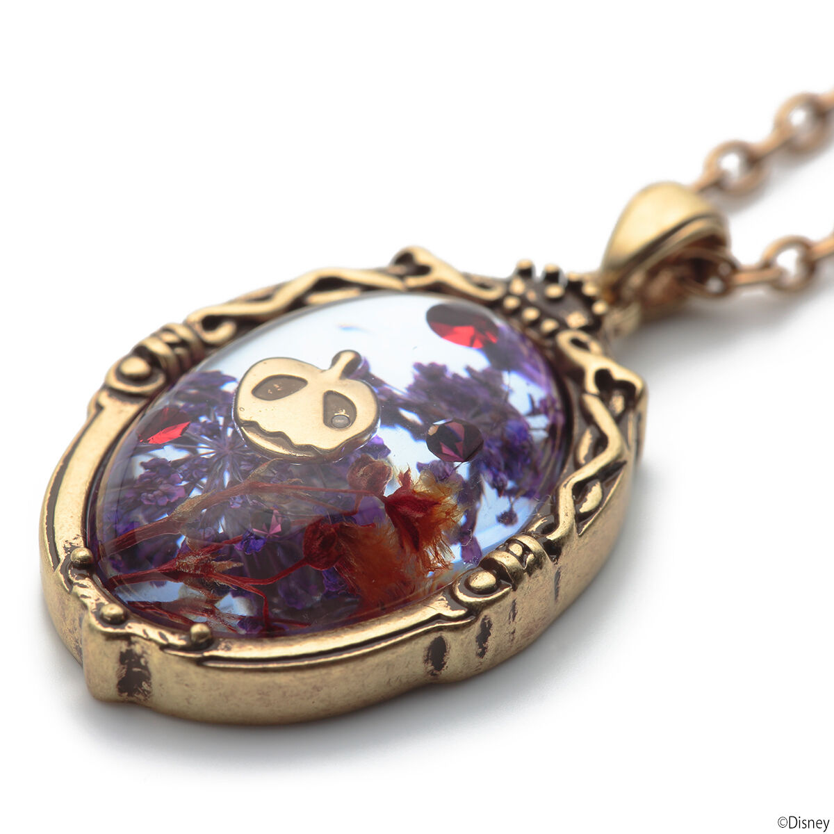 #8490 【未使用】 ディズニー ツイステ カレッジネックレス ポムフィオーレ 8490 【未使用】 ディズニー ツイステ カレッジネックレス ポム