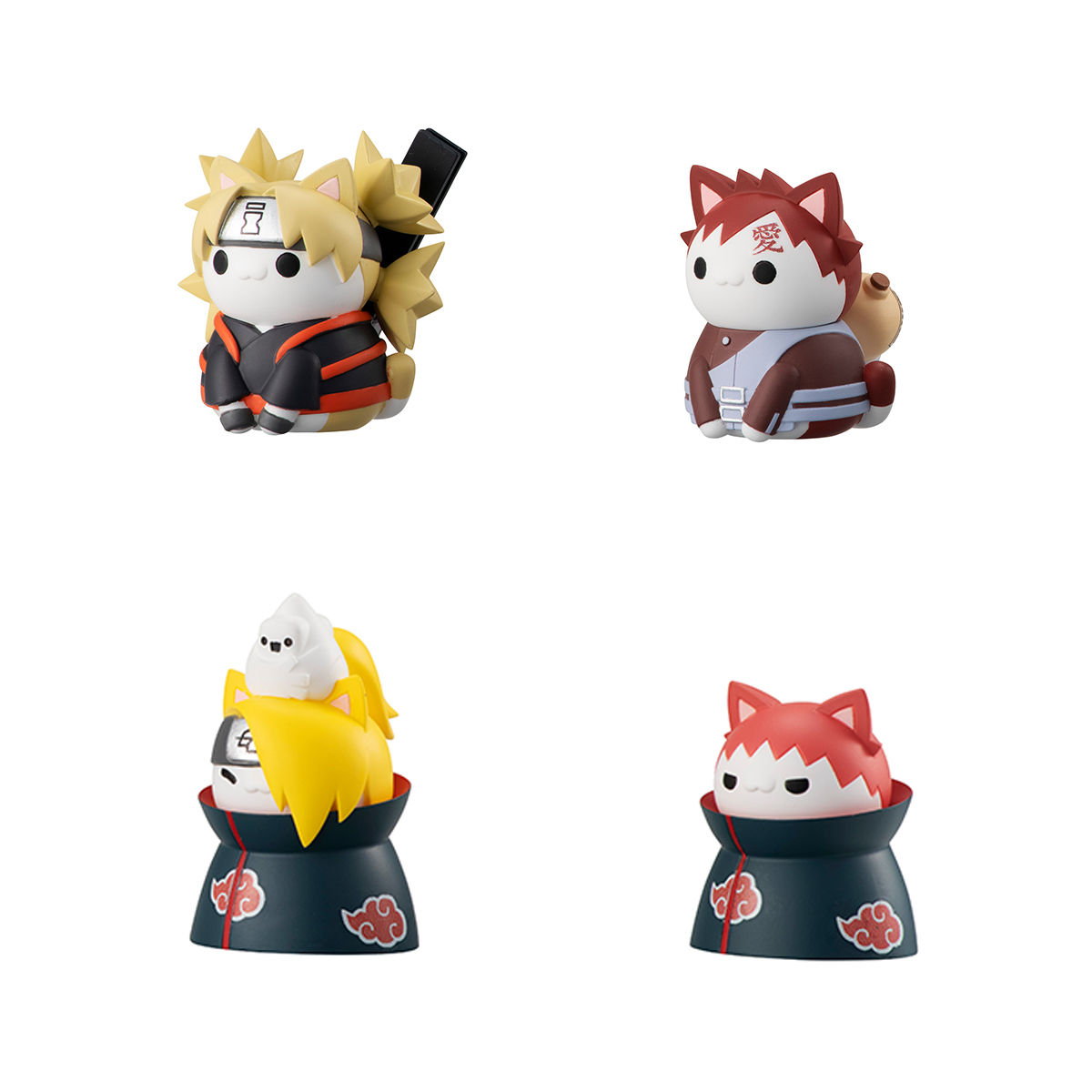⭐️値下げ中⭐️NARUTO-ナルト- 疾風伝　暁　6種セット ぷちきゃらランド NARUTO -ナルト- 疾風伝 口寄せ！ナルトと暁編