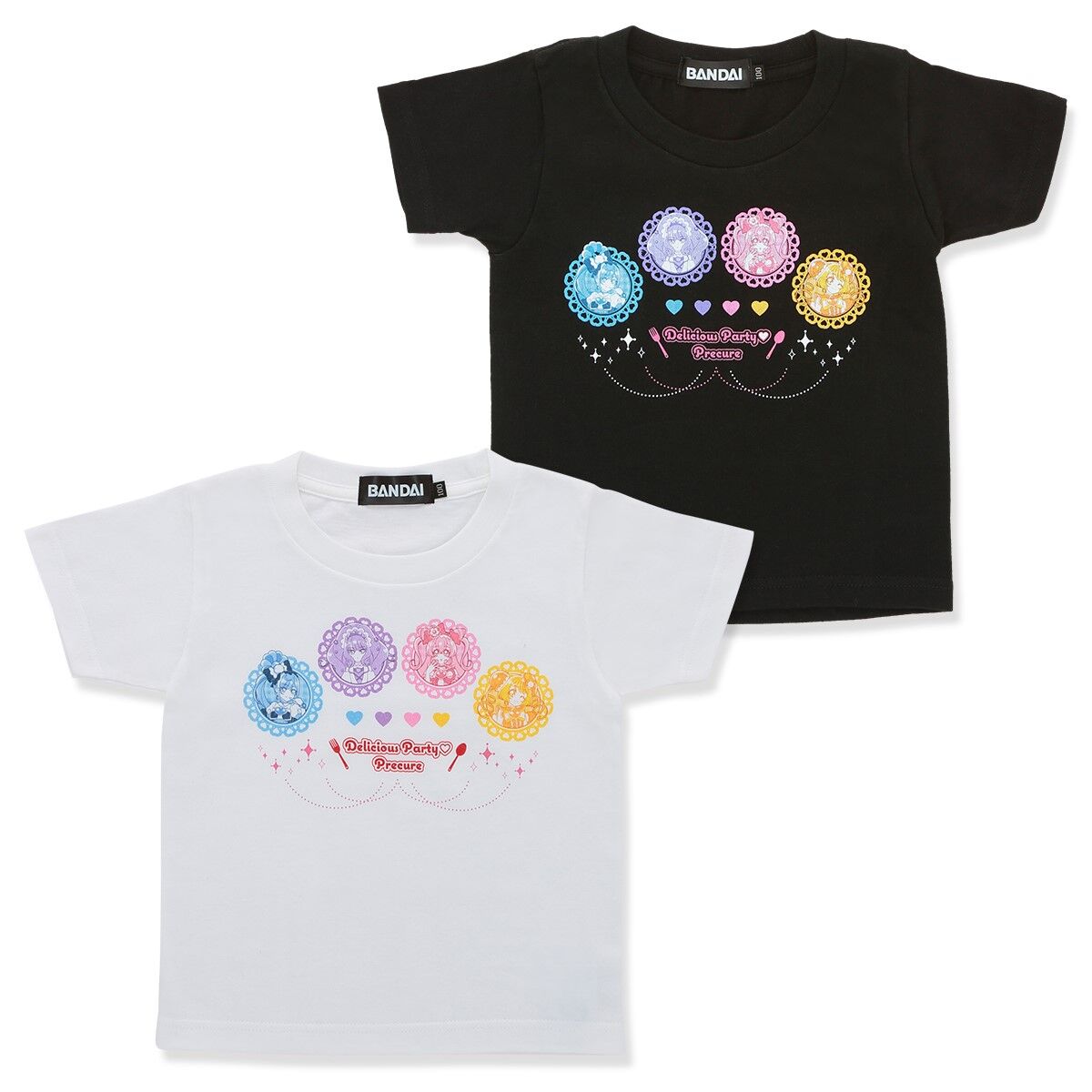 デリシャスパーティ プリキュア Tシャツ 大人用 女性に人気 キャラクター ファッション アクセサリー バンダイナムコグループ公式通販サイト