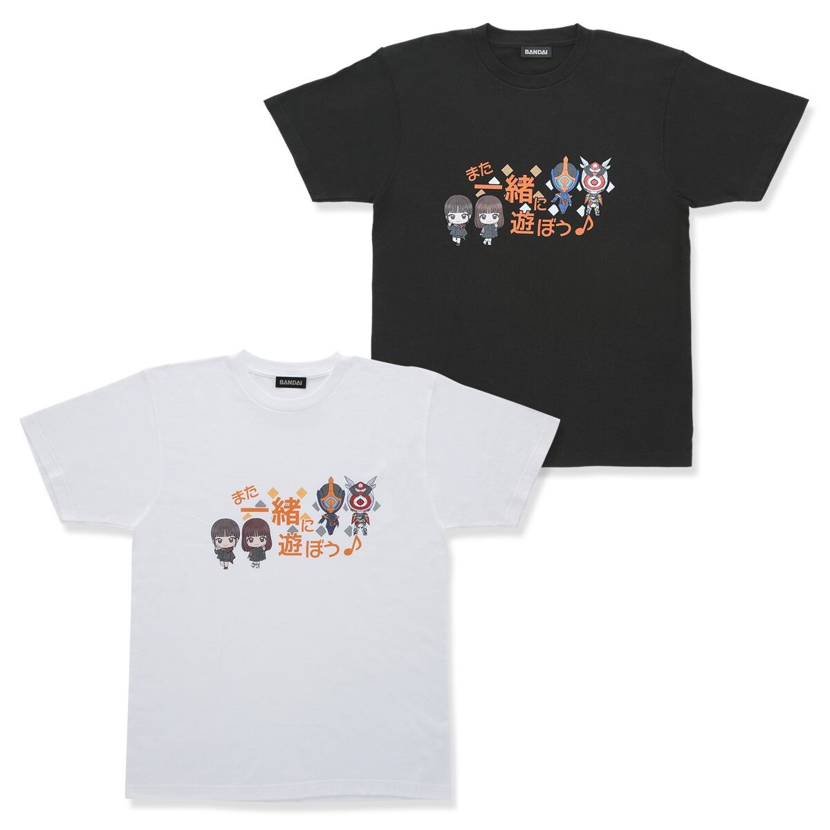 仮面ライダーリバイス さくらと花の仲良し デフォルメTシャツ | 仮面