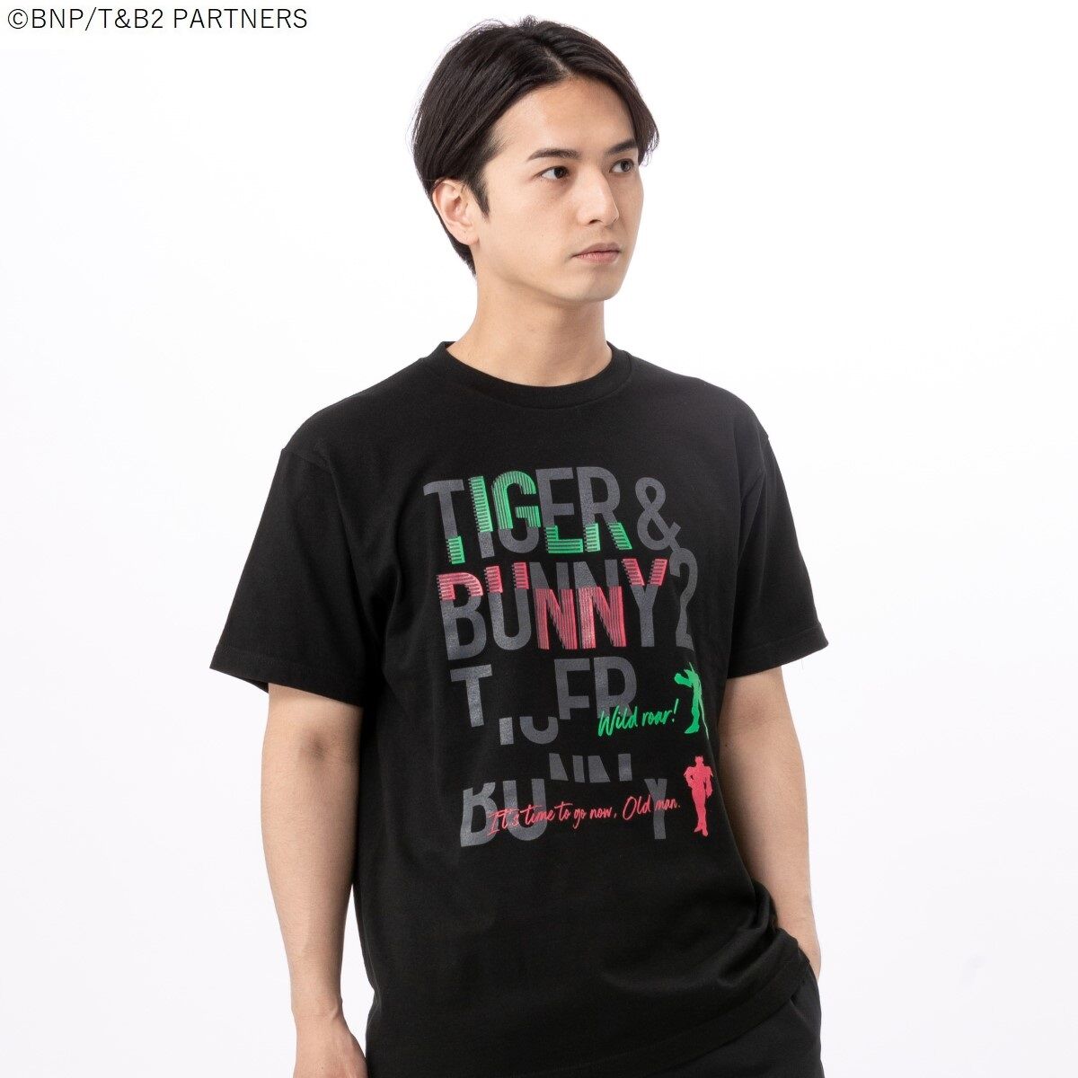 TIGER & BUNNY 2 Tシャツ ロゴ柄 | TIGER & BUNNY ファッション