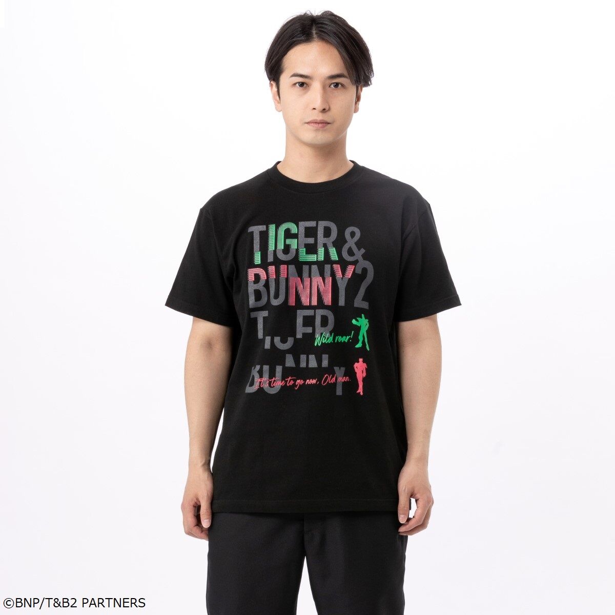 TIGER & BUNNY 2 Tシャツ ロゴ柄 | TIGER & BUNNY ファッション